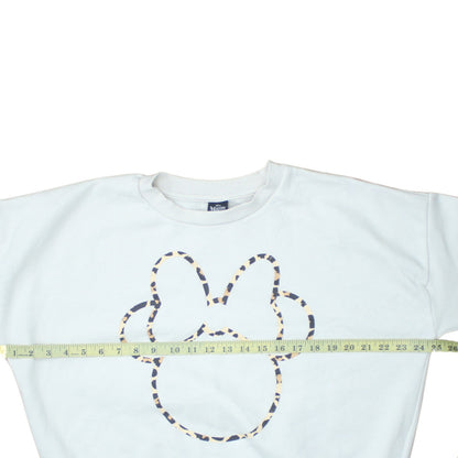 Womens UK Size S Disney White Pullover Sweatshirt
