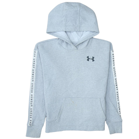 Boys UK Size XS Under armour Grey Pullover Hoodie