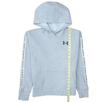 Boys UK Size XS Under armour Grey Pullover Hoodie