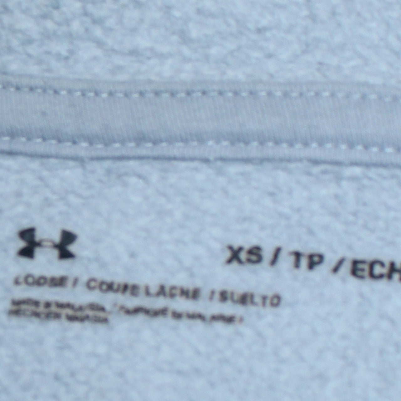 Boys UK Size XS Under armour Grey Pullover Hoodie