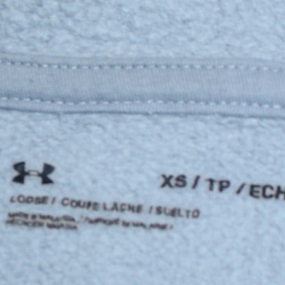 Boys UK Size XS Under armour Grey Pullover Hoodie