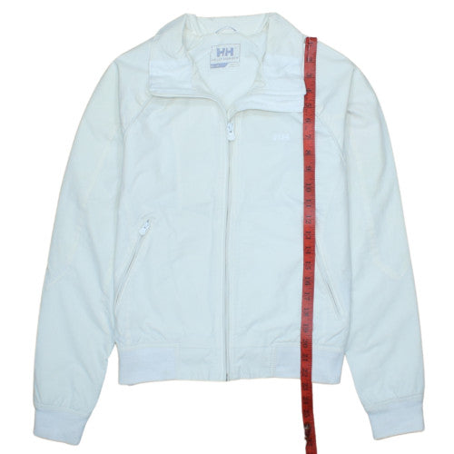Womens UK Size M Helly Hansen White Bomber Jacket