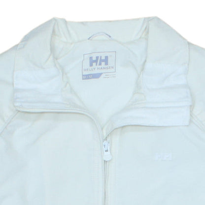 Womens UK Size M Helly Hansen White Bomber Jacket