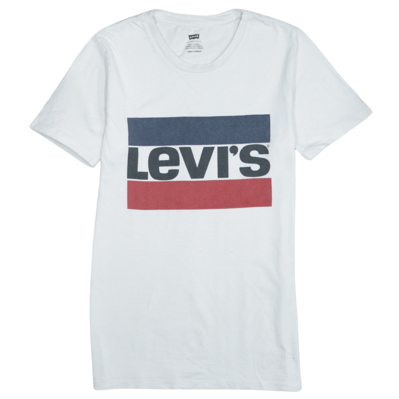 Mens UK Size XS Levi's White  T-Shirt