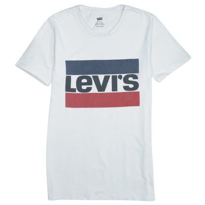 Mens UK Size XS Levi's White  T-Shirt