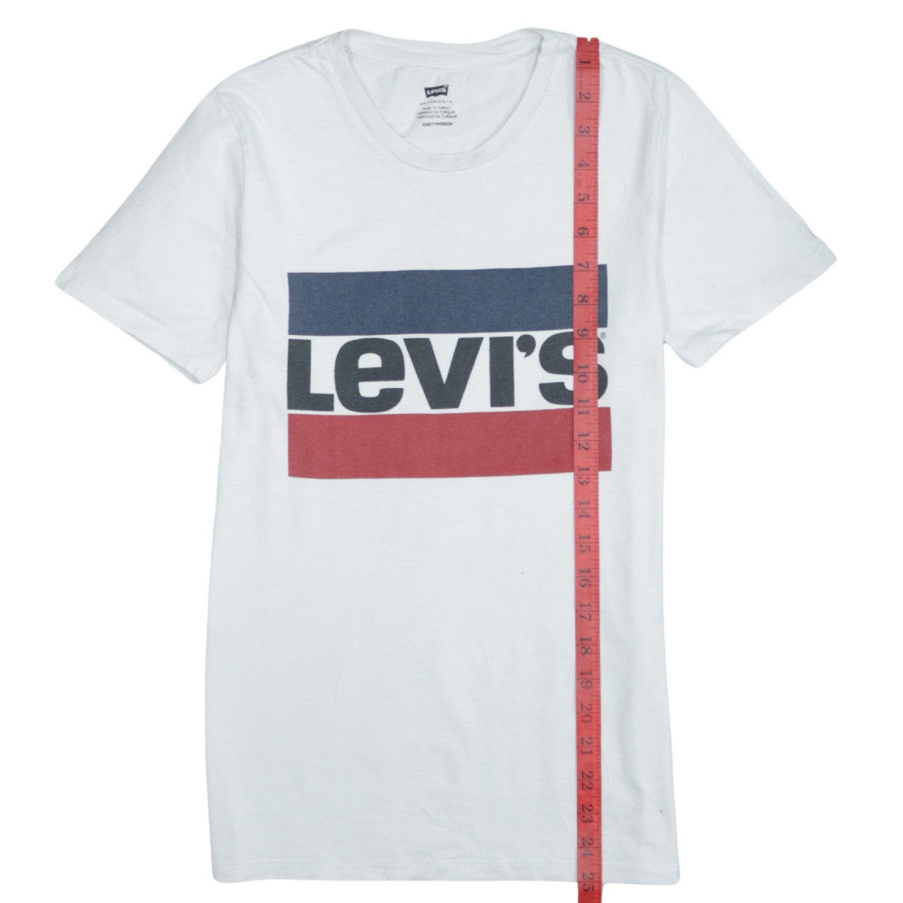 Mens UK Size XS Levi's White  T-Shirt