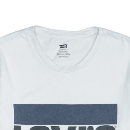 Mens UK Size XS Levi's White  T-Shirt