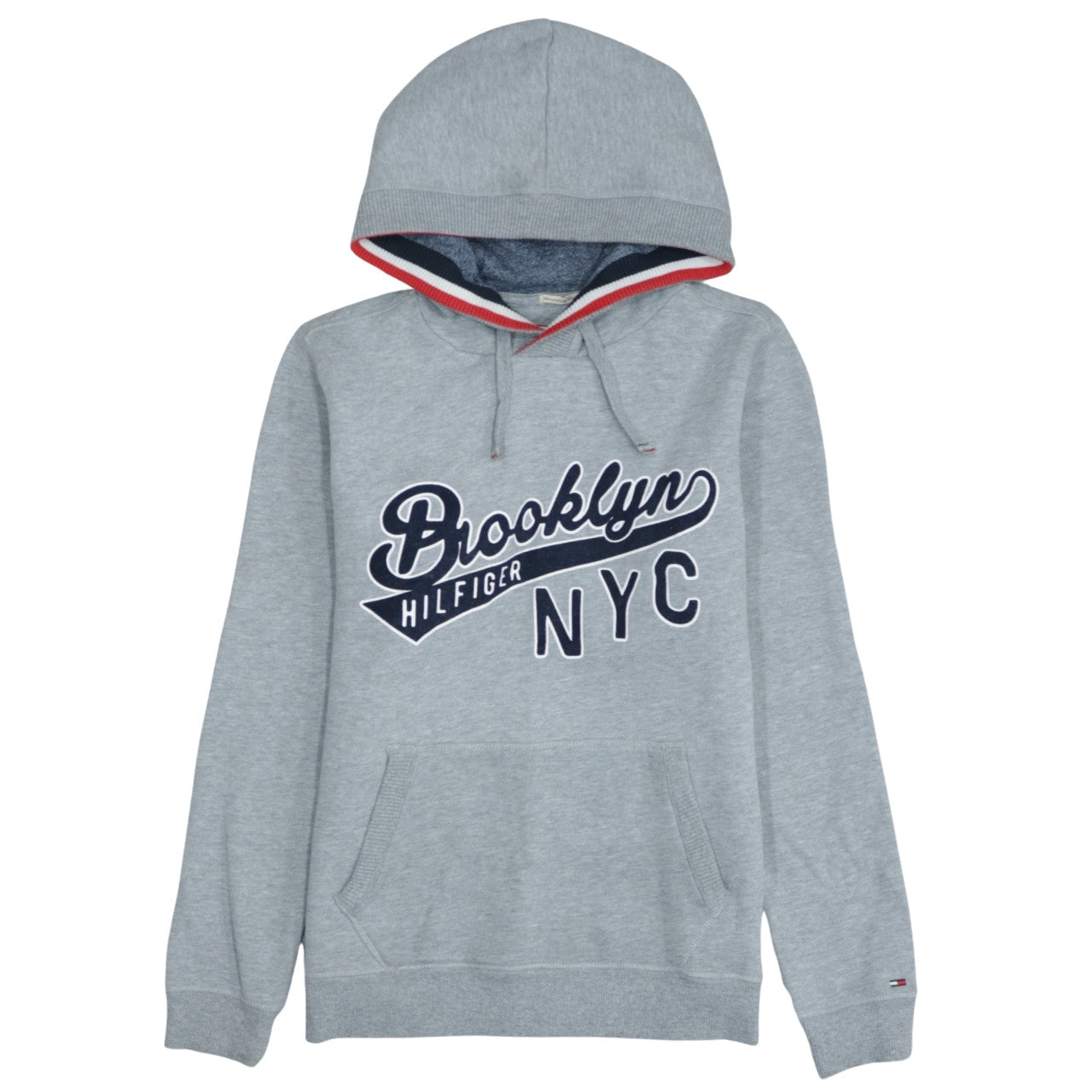 Mens UK Size S Tommy Hilfiger Grey Pullover Hoodie