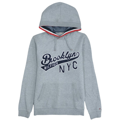 Mens UK Size S Tommy Hilfiger Grey Pullover Hoodie