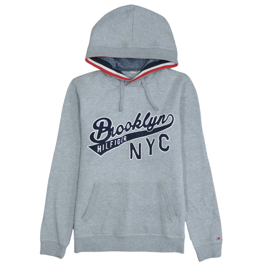 Mens UK Size S Tommy Hilfiger Grey Pullover Hoodie