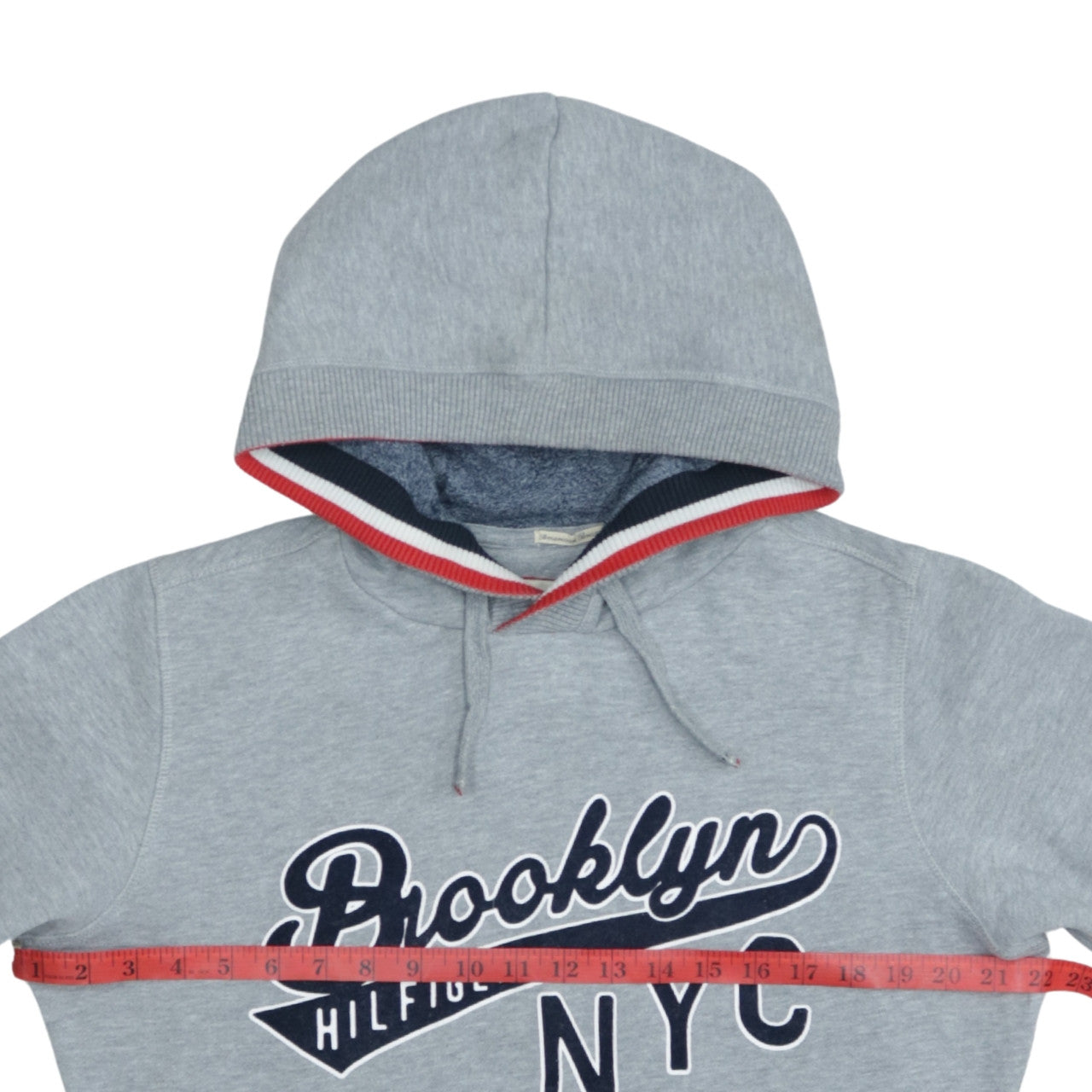Mens UK Size S Tommy Hilfiger Grey Pullover Hoodie