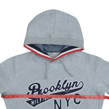 Mens UK Size S Tommy Hilfiger Grey Pullover Hoodie