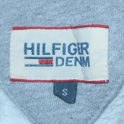 Mens UK Size S Tommy Hilfiger Grey Pullover Hoodie