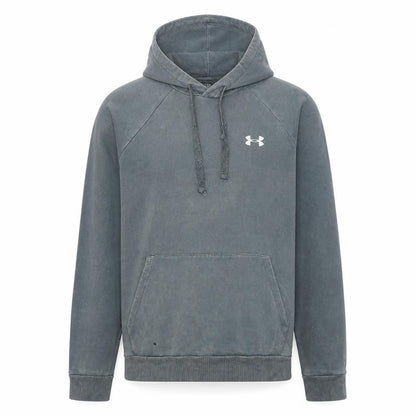 Mens UK Size S Under armour Grey Pullover Hoodie