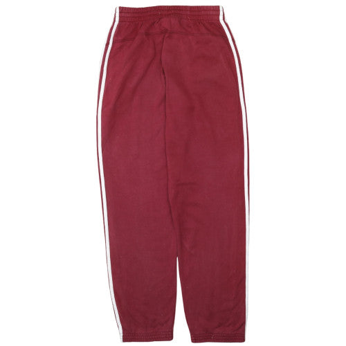 Mens UK Size S adidas Regular Fit Track Pants Red Trousers