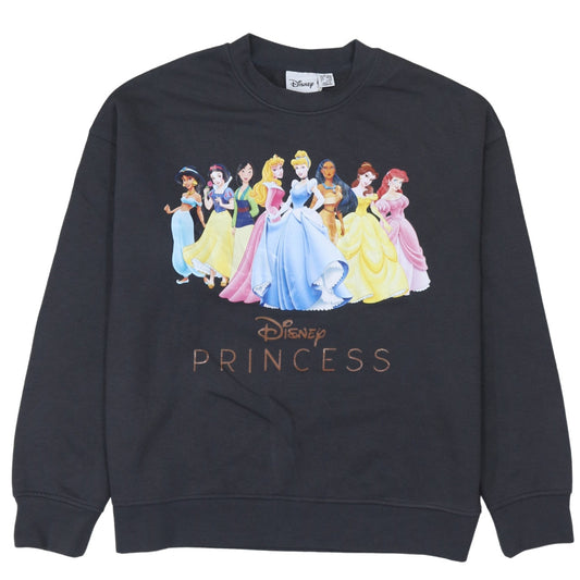 Womens UK Size S Disney Black Pullover Sweatshirt