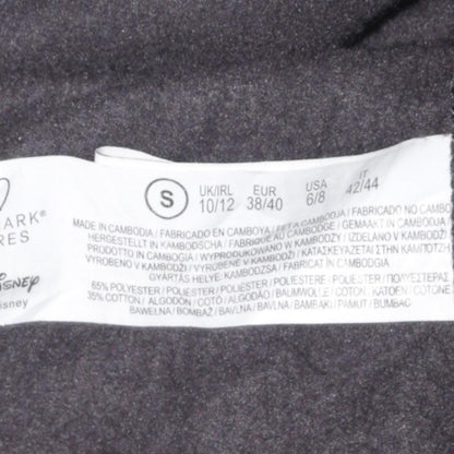 Womens UK Size S Disney Black Pullover Sweatshirt