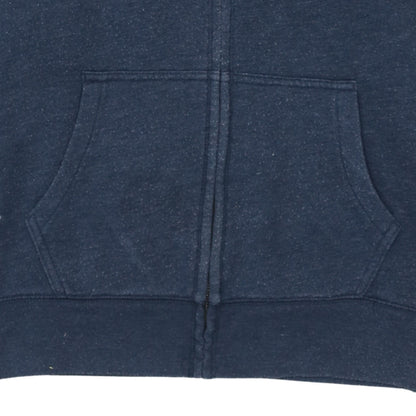 Mens UK Size L Gap Blue Full Zip Hoodie