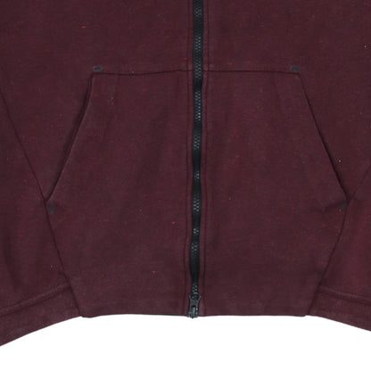 Mens UK Size S Nike Brown Full Zip Hoodie