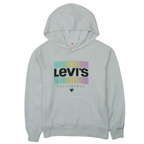 Mens UK Size S Levi's White Pullover Hoodie