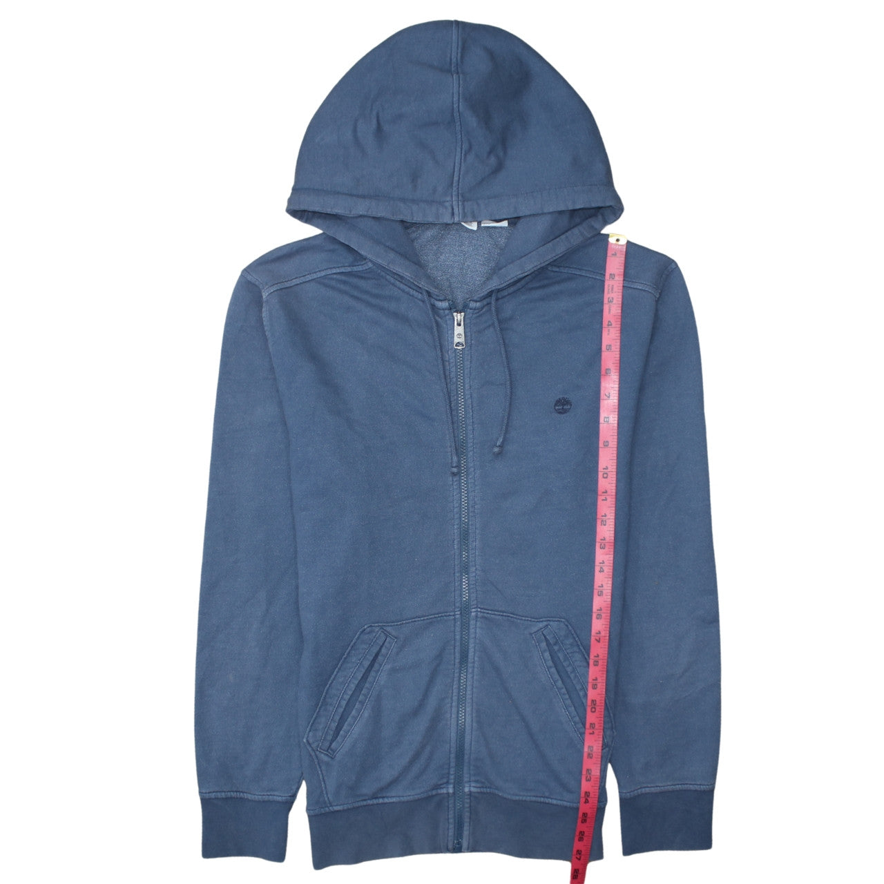 Mens UK Size S Timberland Blue Full Zip Hoodie