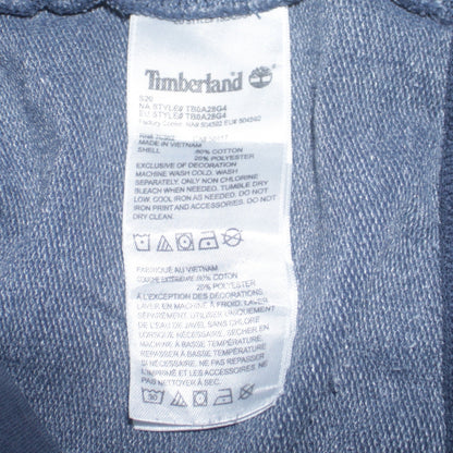 Mens UK Size S Timberland Blue Full Zip Hoodie