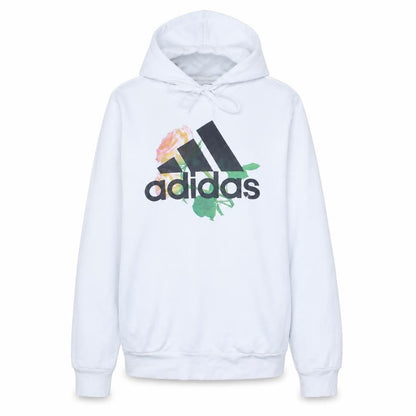 Womens UK Size 8 adidas White Pullover Hoodie