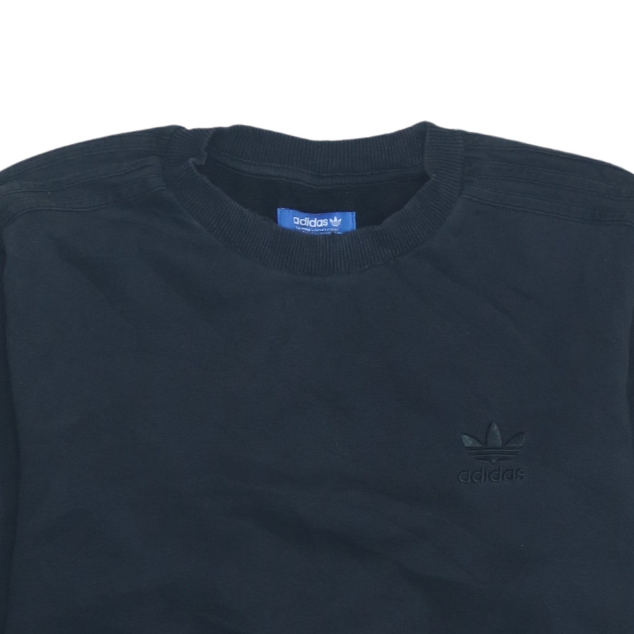 Mens UK Size M adidas Black Pullover Sweatshirt