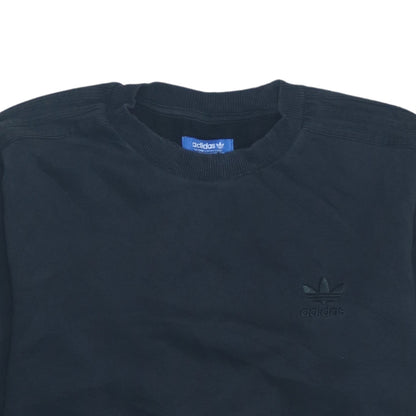 Mens UK Size M adidas Black Pullover Sweatshirt