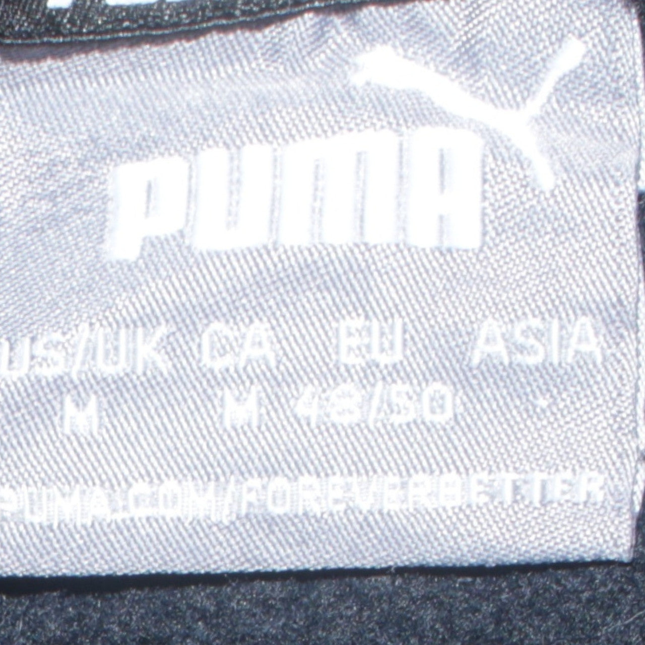 Mens UK Size M PUMA Black Pullover Hoodie