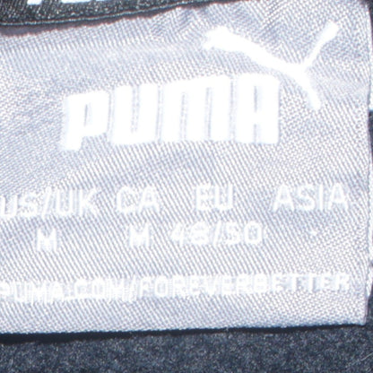 Mens UK Size M PUMA Black Pullover Hoodie