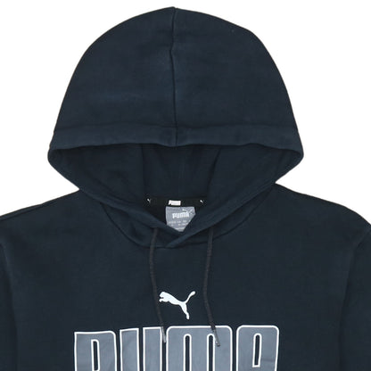 Mens UK Size M PUMA Black Pullover Hoodie