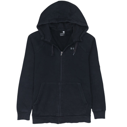 Mens UK Size XS Under armour Black Full Zip Hoodie