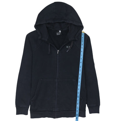 Mens UK Size XS Under armour Black Full Zip Hoodie