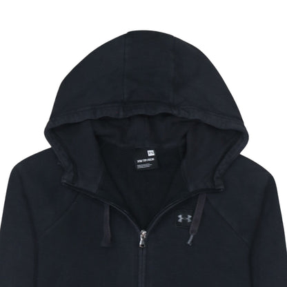 Mens UK Size XS Under armour Black Full Zip Hoodie