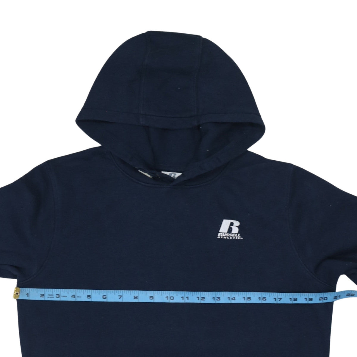 Teens UK Size 14 Plus Russell Athletic Blue Pullover Hoodie
