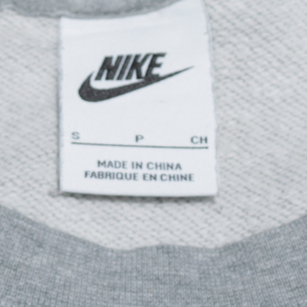 Mens UK Size S Nike Grey Pullover Sweatshirt