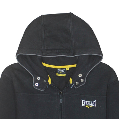 Mens UK Size S Everlast Black Full Zip Hoodie