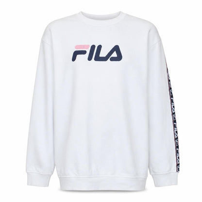Mens UK Size L FILA White Pullover Sweatshirt