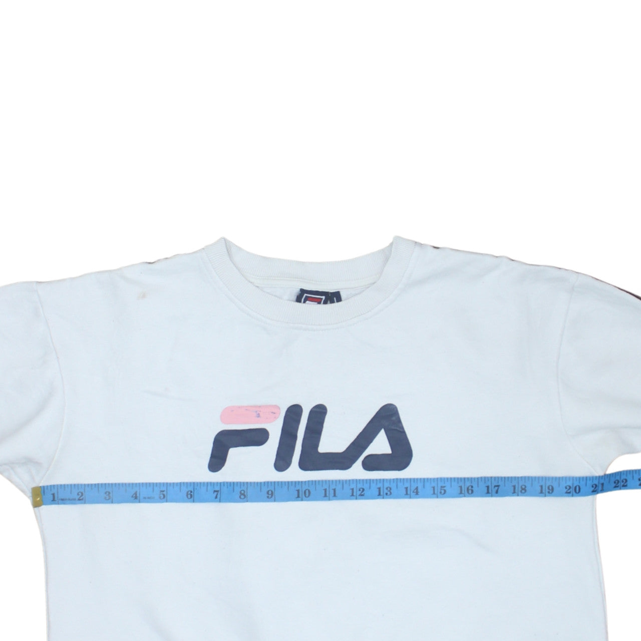 Mens UK Size L FILA White Pullover Sweatshirt