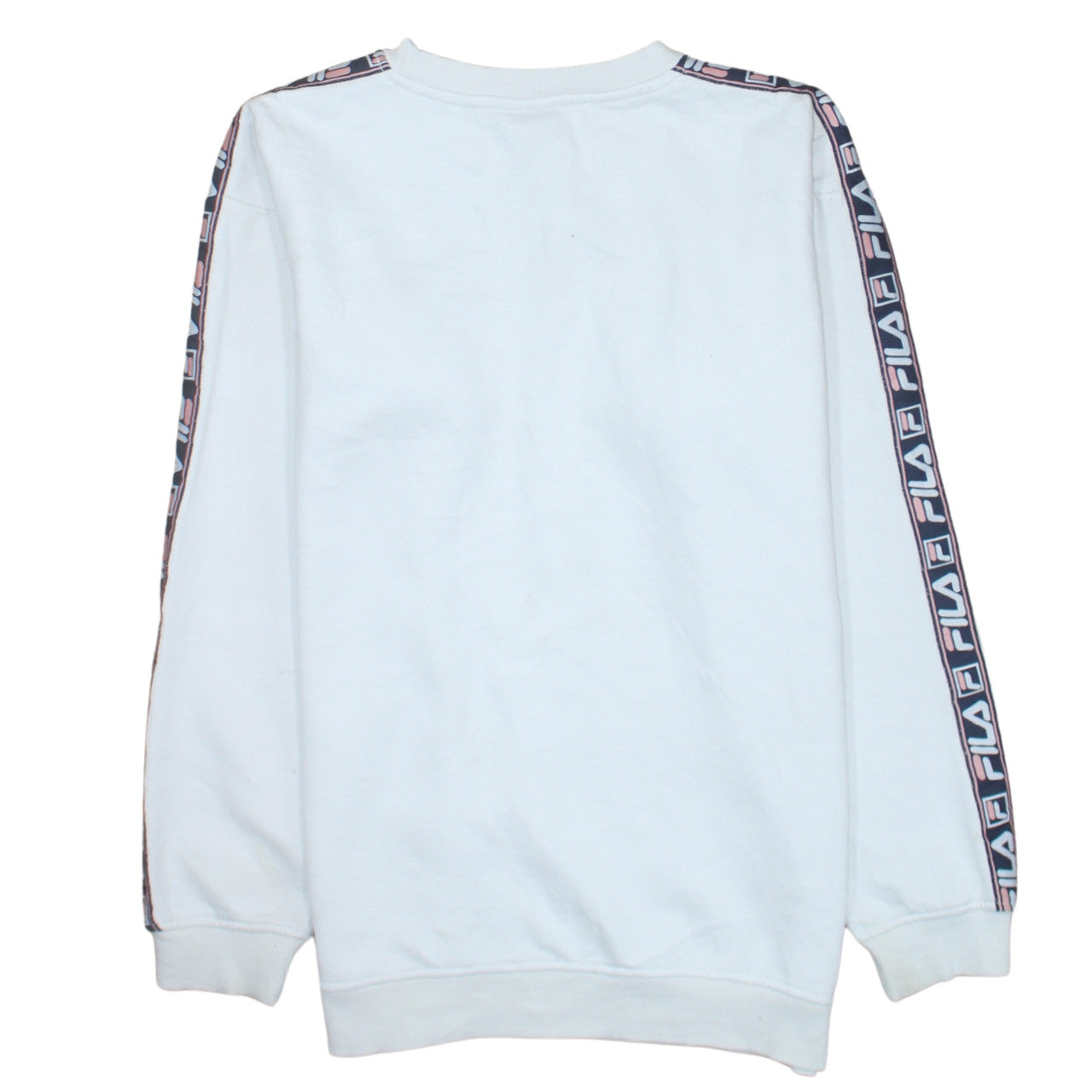 Mens UK Size L FILA White Pullover Sweatshirt