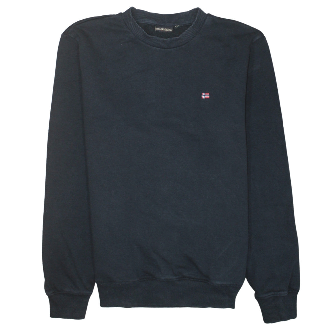 Mens UK Size S Napapijri Blue Pullover Sweatshirt