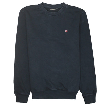 Mens UK Size S Napapijri Blue Pullover Sweatshirt