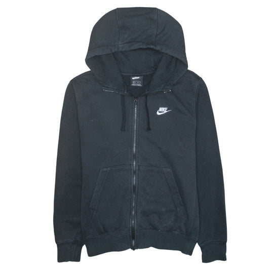 Mens UK Size XS Nike Black Full Zip Hoodie