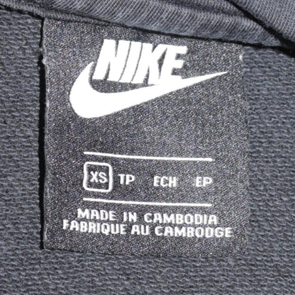 Mens UK Size XS Nike Black Full Zip Hoodie