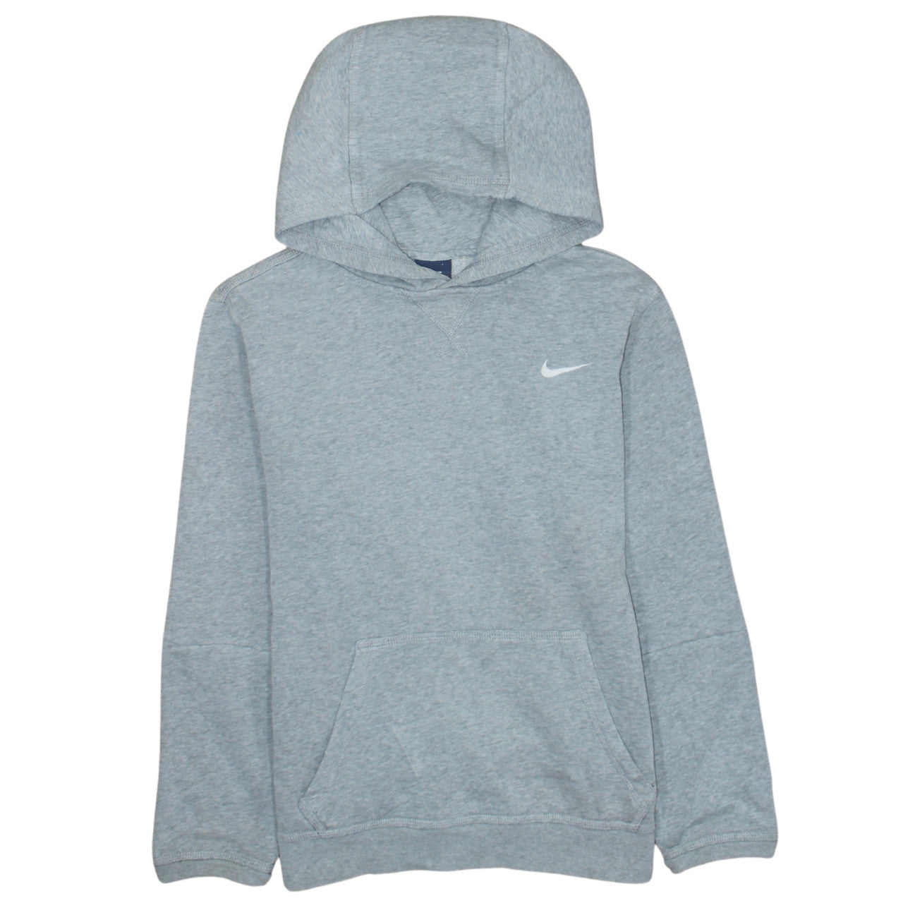 Nike Boys Grey Pullover Hoodie XL 13-15 Years Fleece Logo Sweatshirt