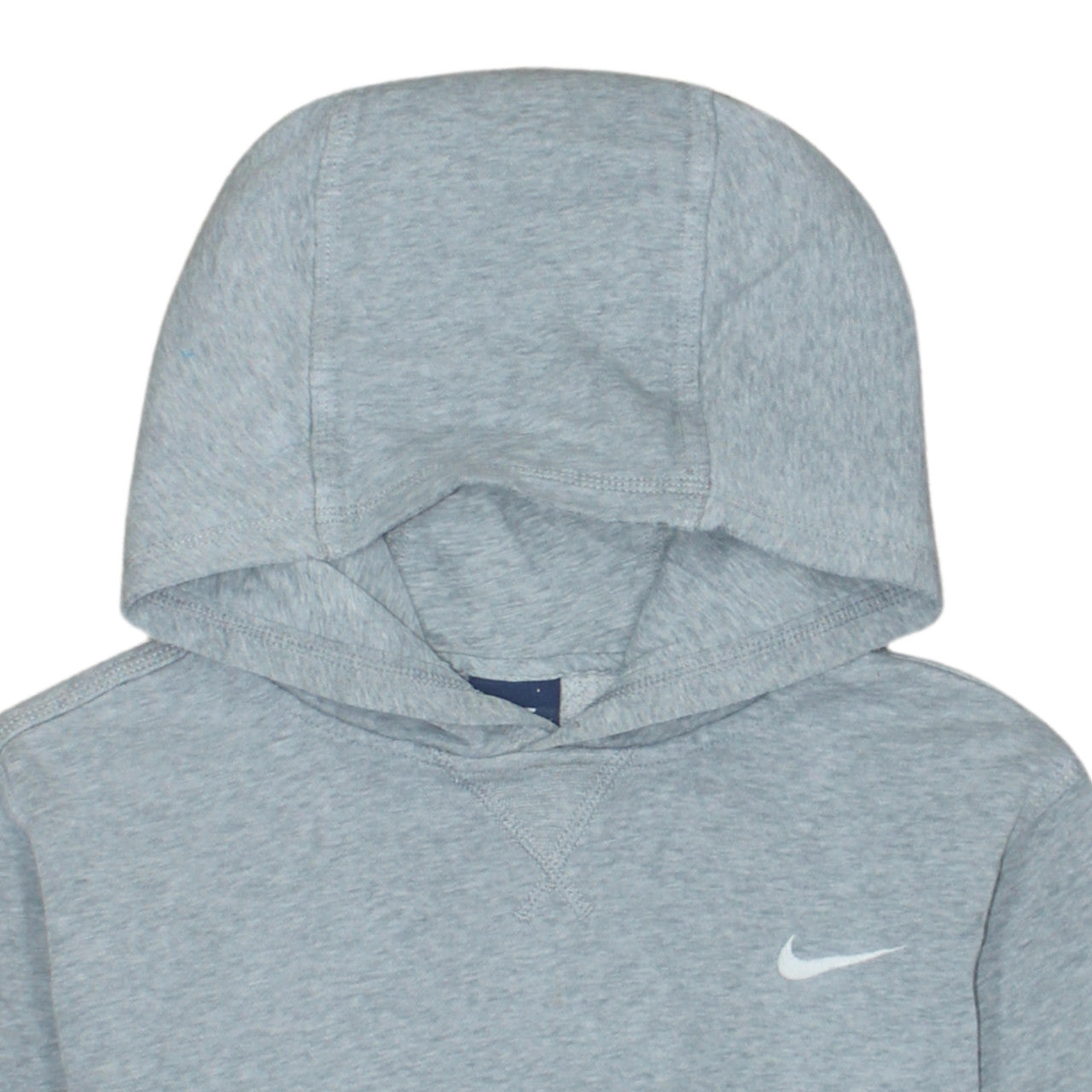 Nike Boys Grey Pullover Hoodie XL 13-15 Years Fleece Logo Sweatshirt