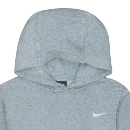 Nike Boys Grey Pullover Hoodie XL 13-15 Years Fleece Logo Sweatshirt