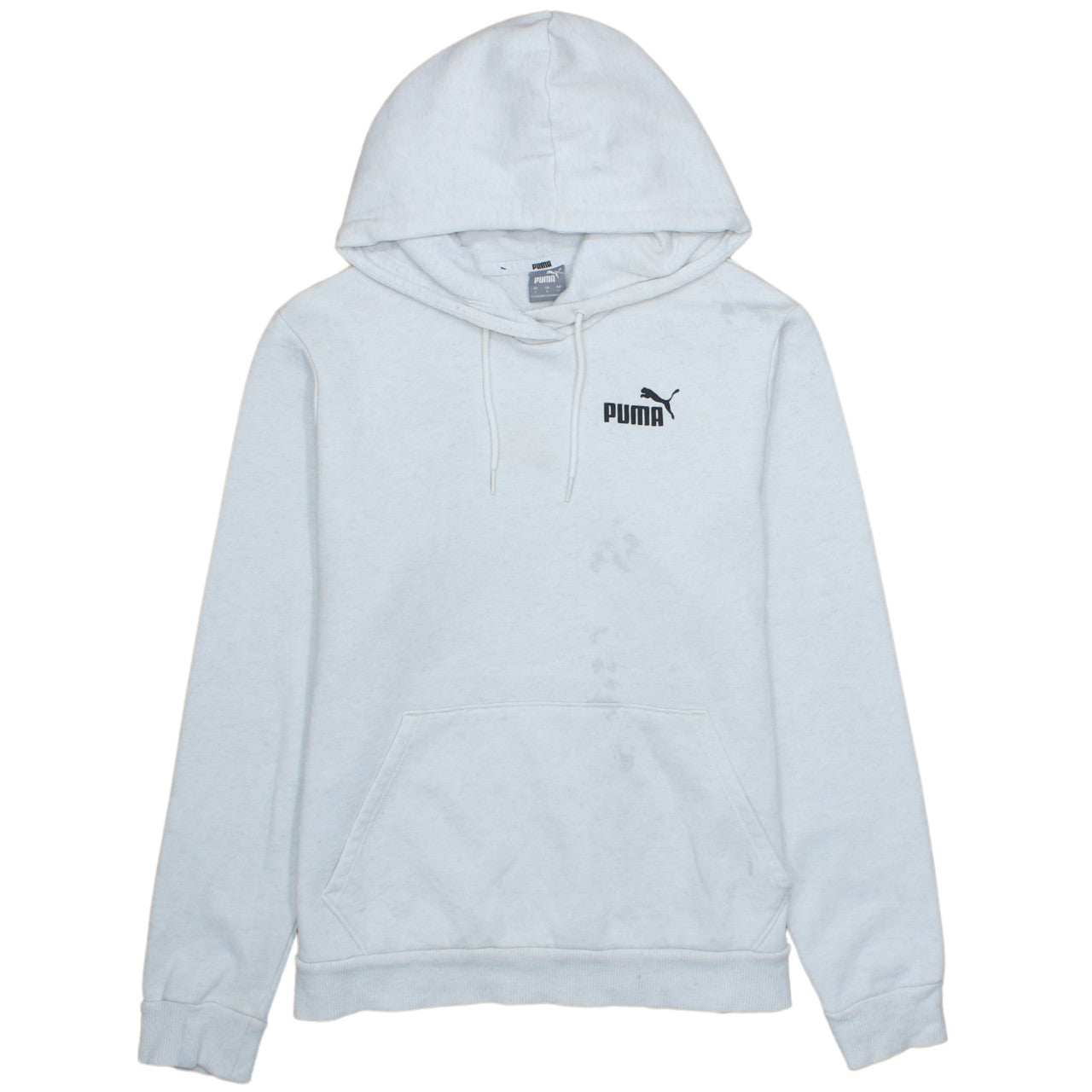 Mens UK Size L PUMA Grey Pullover Hoodie