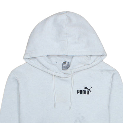 Mens UK Size L PUMA Grey Pullover Hoodie